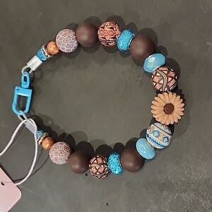 Custom Beaded dog collar 12 inch small